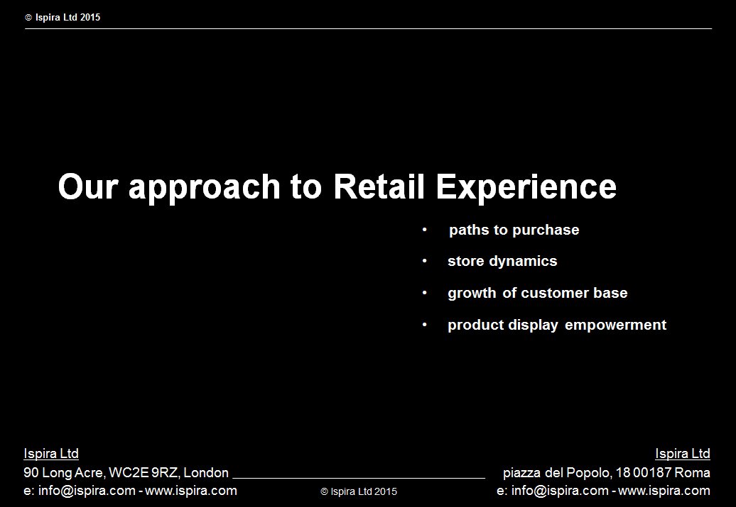 Our Approach to Retail Experience and Visual Merchandising - Ispira Ltd